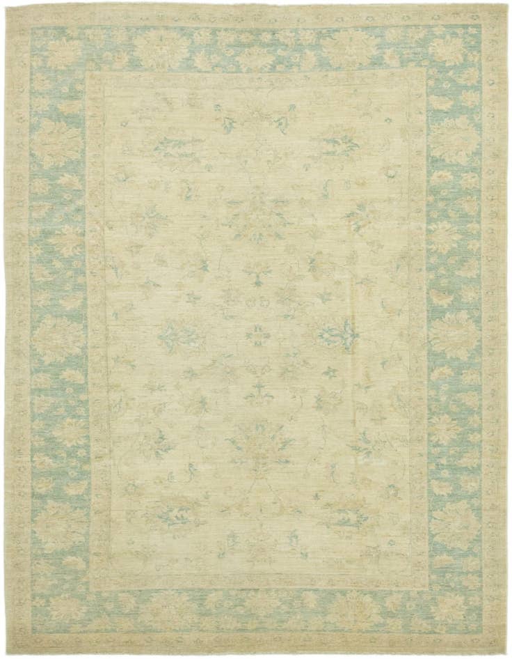 Detail image of 6' 3 x 10' Hand Knotted Peshawar Ziegler Rug