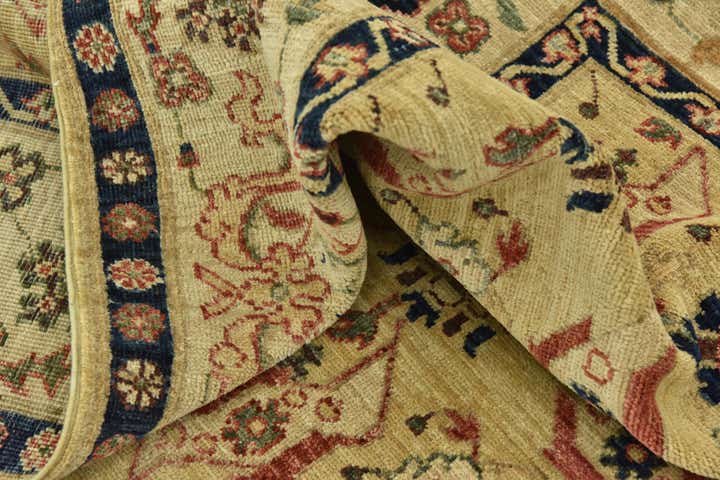 5' 10 x 8' 9 Hand Knotted Peshawar Ziegler Rug