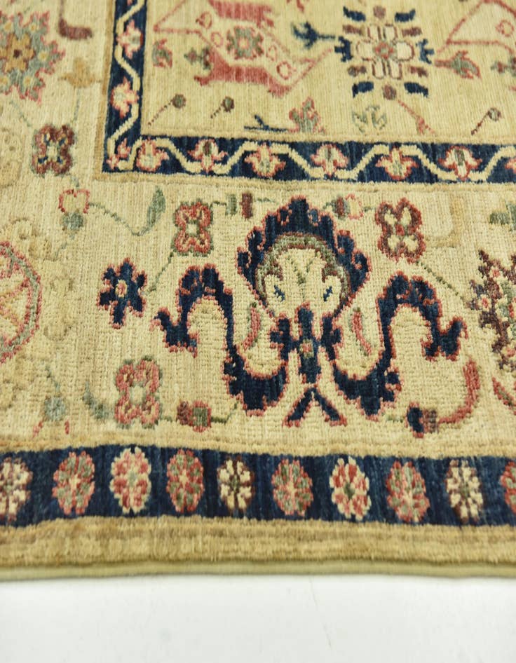 Detail image of 5' 10 x 8' 9  Hand Knotted Peshawar Ziegler Rug