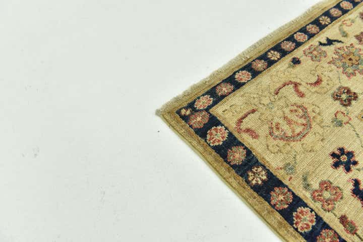 5' 10 x 8' 9 Hand Knotted Peshawar Ziegler Rug