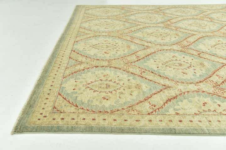 6' 5 x 9' 7 Hand Knotted Peshawar Ziegler Rug