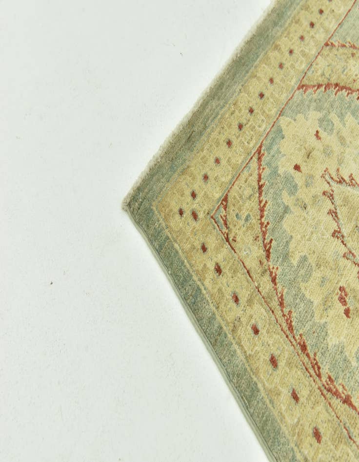 Detail image of 6' 5 x 9' 7  Hand Knotted Peshawar Ziegler Rug