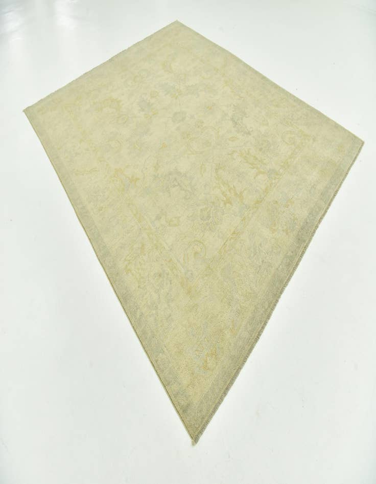 Detail image of 7' 10 x 9' 6  Hand Knotted Peshawar Ziegler Wool Rug