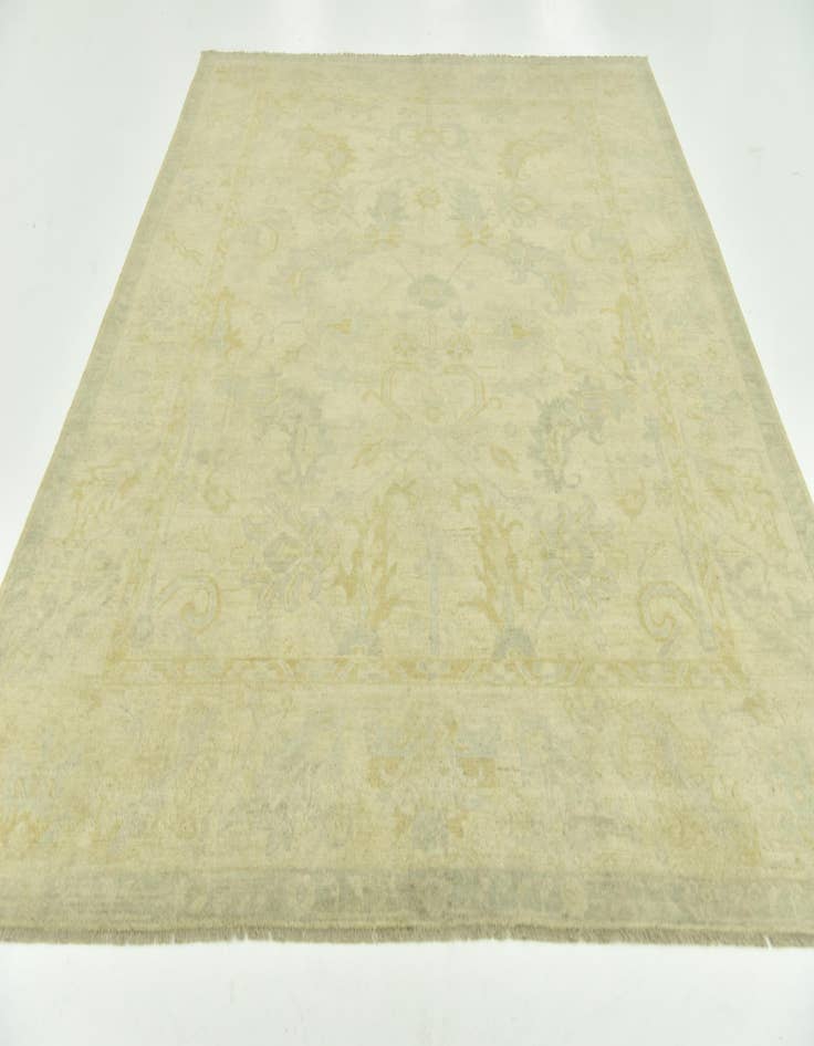 Detail image of 7' 10 x 9' 6  Hand Knotted Peshawar Ziegler Wool Rug