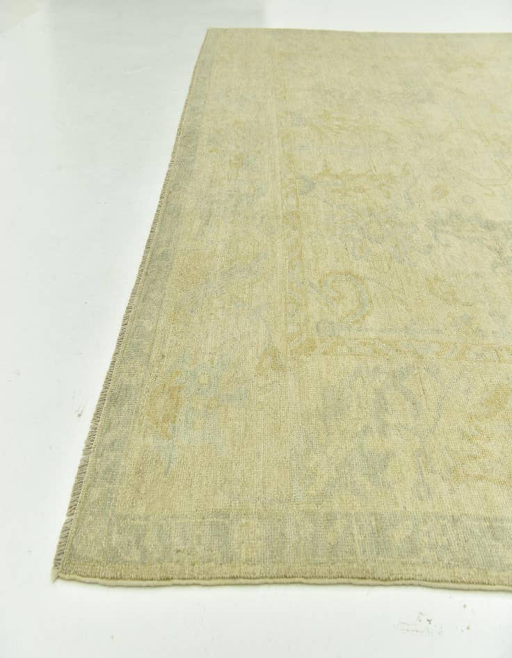 Detail image of 7' 10 x 9' 6  Hand Knotted Peshawar Ziegler Wool Rug