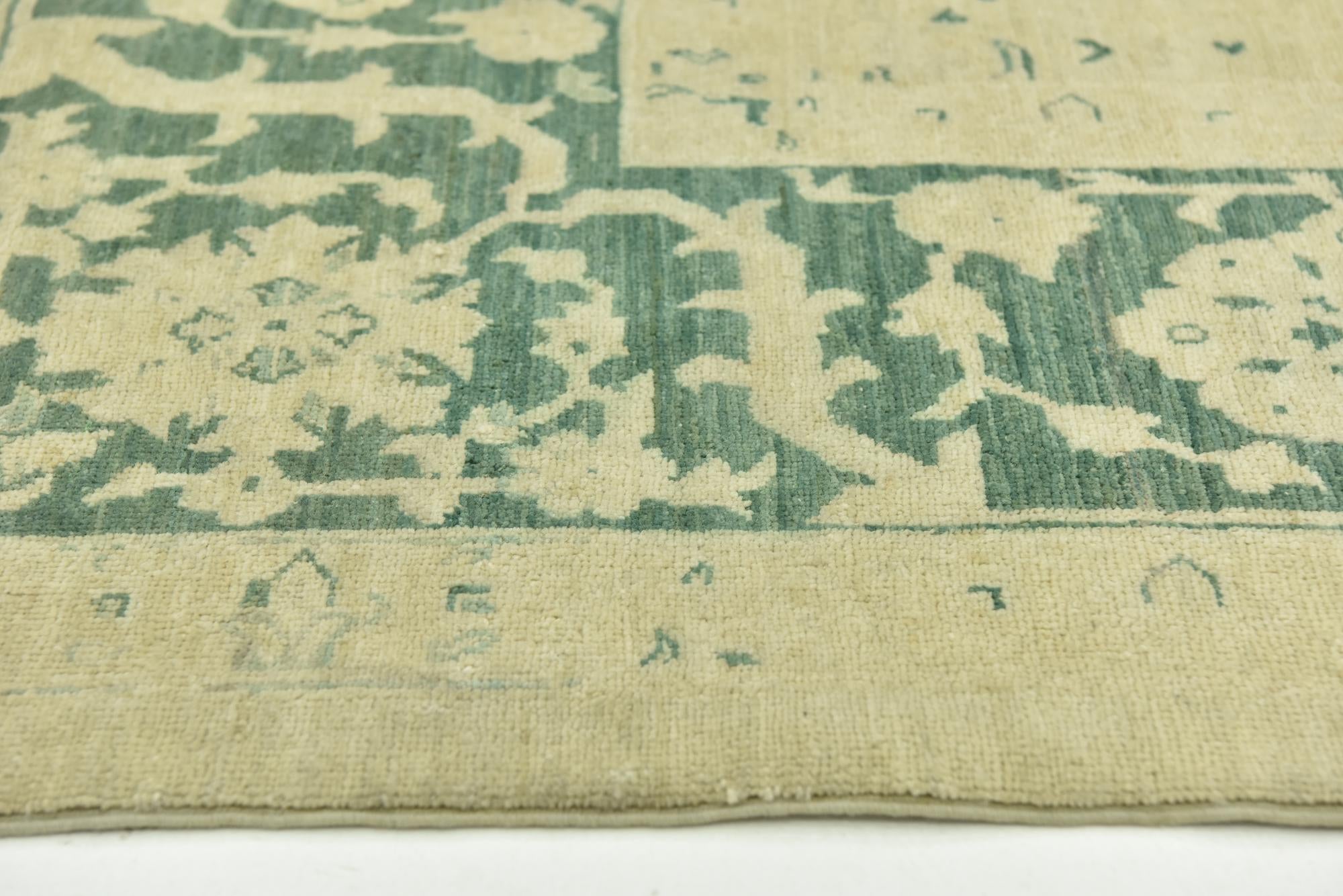 8' 10 x 11' 9 Hand Knotted Peshawar Ziegler Rug