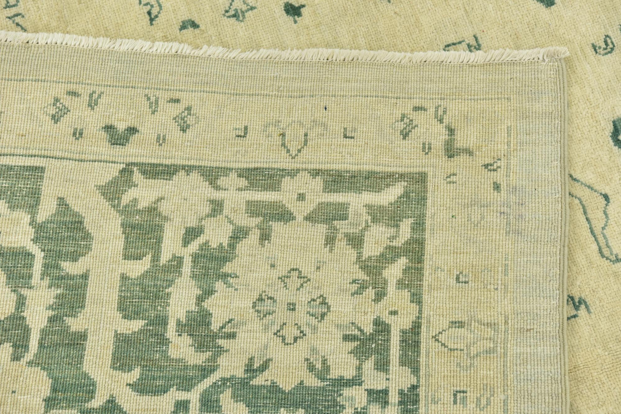 8' 10 x 11' 9 Hand Knotted Peshawar Ziegler Rug