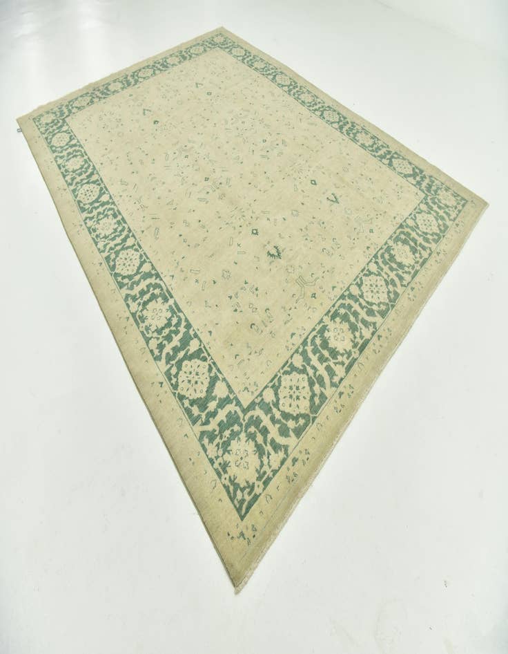 Detail image of 8' 10 x 11' 9  Hand Knotted Peshawar Ziegler Rug