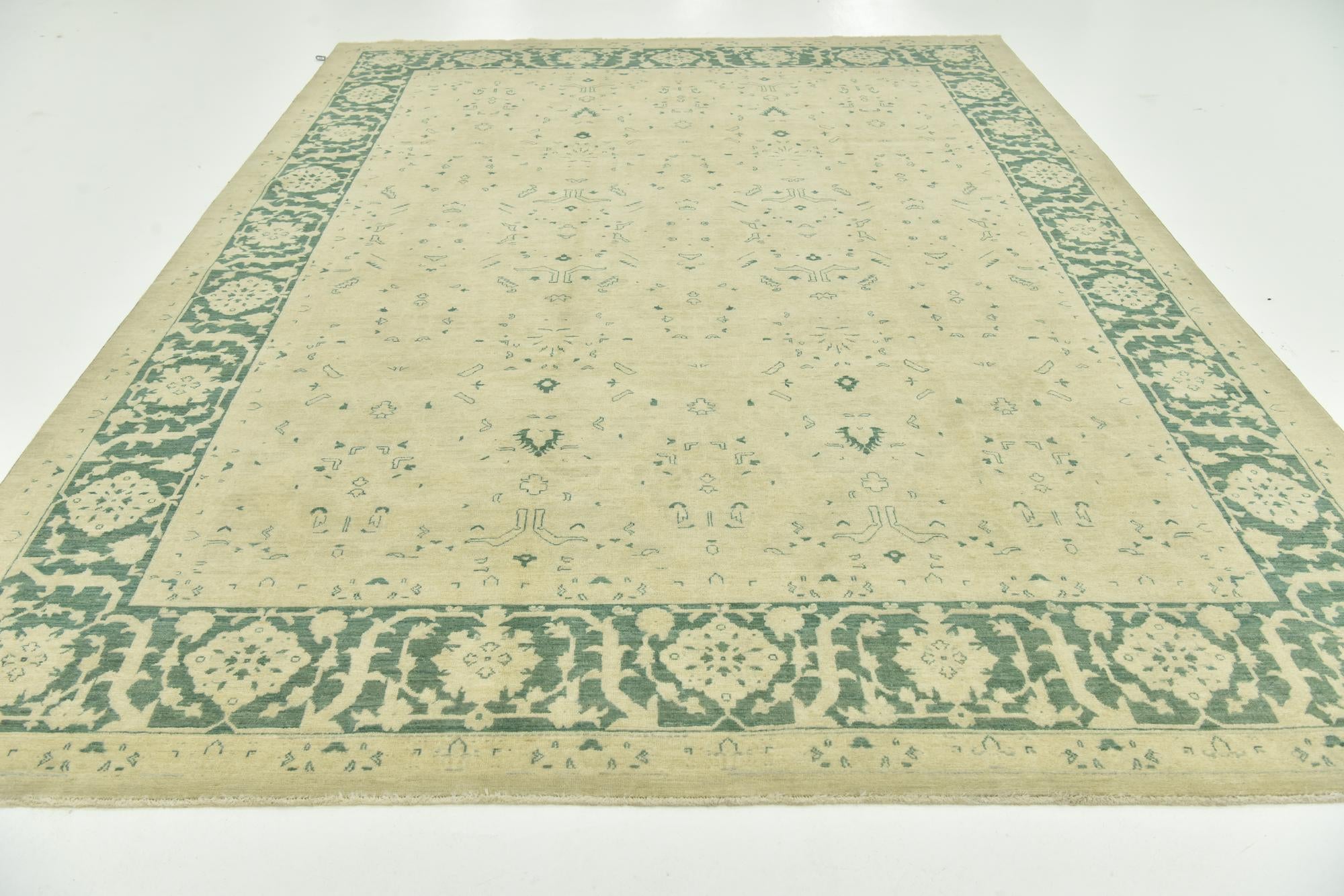 8' 10 x 11' 9 Hand Knotted Peshawar Ziegler Rug