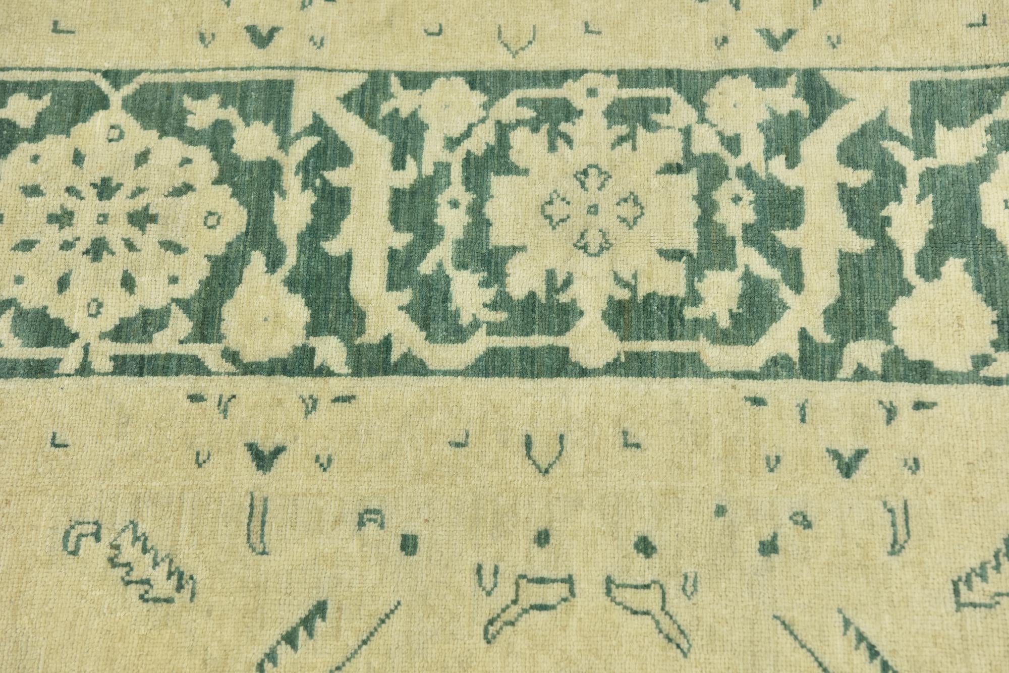 8' 10 x 11' 9 Hand Knotted Peshawar Ziegler Rug