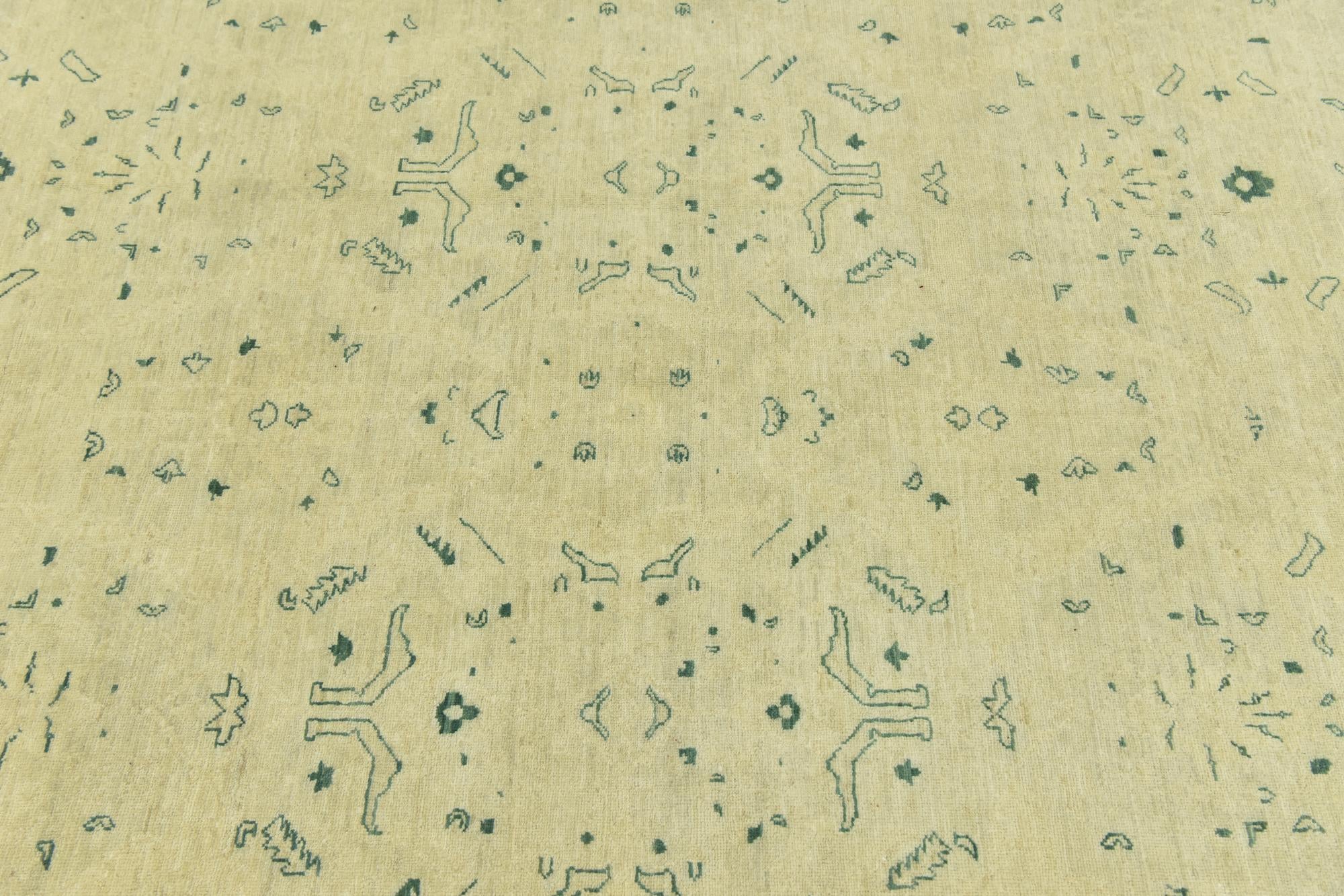 8' 10 x 11' 9 Hand Knotted Peshawar Ziegler Rug
