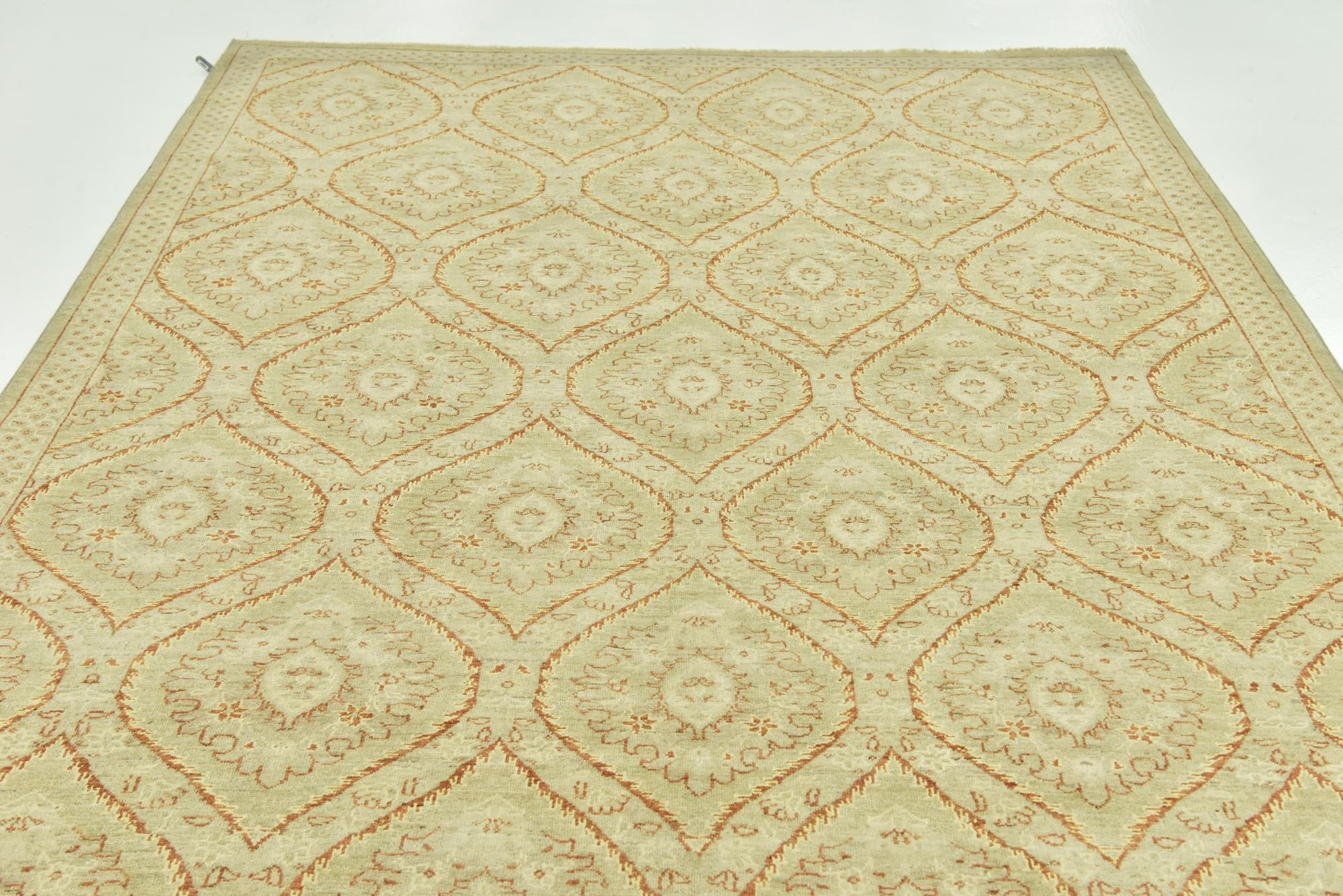 6' 8 x 9' 5 Hand Knotted Peshawar Ziegler Rug