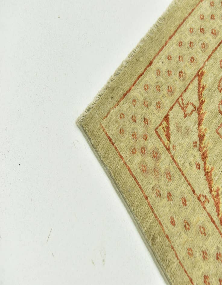 Detail image of 6' 8 x 9' 5  Hand Knotted Peshawar Ziegler Rug