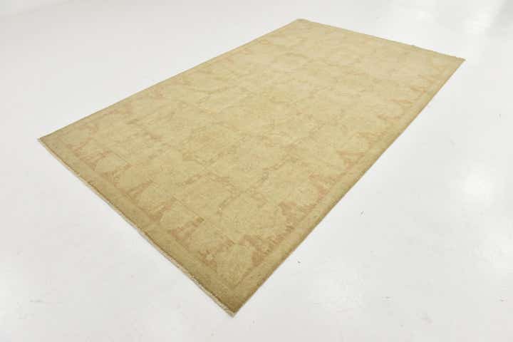 5' 10 x 10' Hand Knotted Peshawar Ziegler Rug