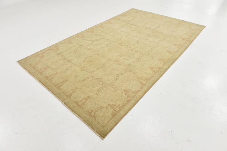 Detail image of 5' 10 x 10' Hand Knotted Peshawar Ziegler Rug
