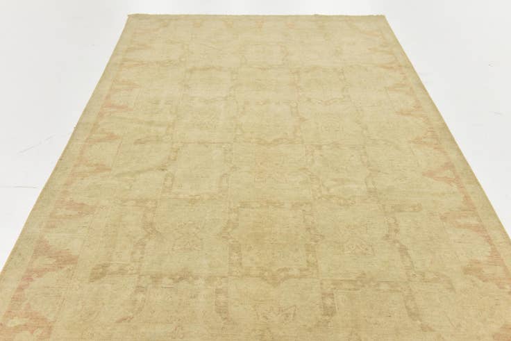 Detail image of 5' 10 x 10' Hand Knotted Peshawar Ziegler Rug