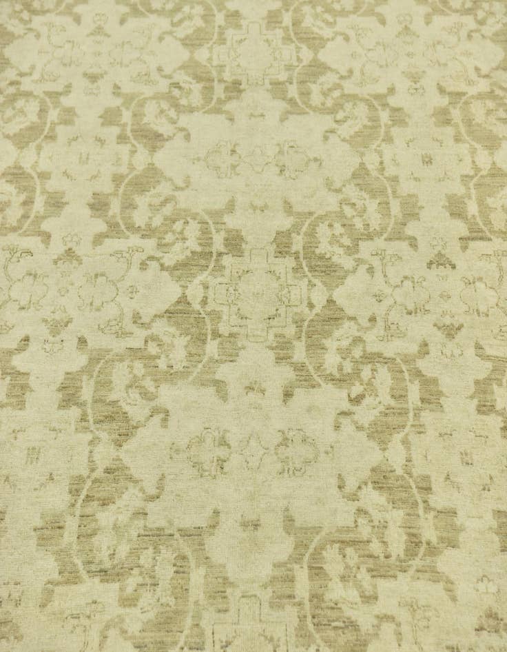 Detail image of 8' 10 x 11' 5  Hand Knotted Peshawar Ziegler Rug