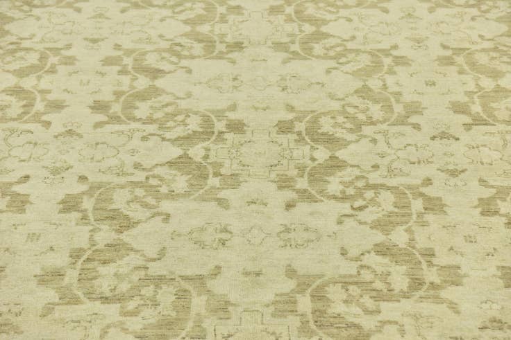 Detail image of 8' 10 x 11' 5 Hand Knotted Peshawar Ziegler Rug