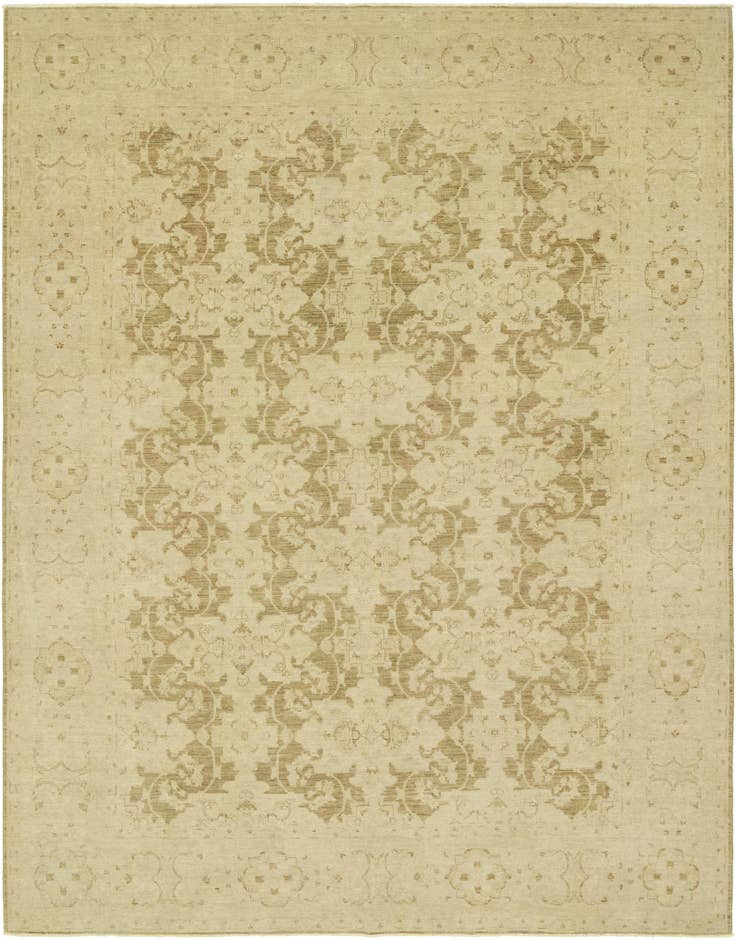 Detail image of 8' 10 x 11' 5 Hand Knotted Peshawar Ziegler Rug
