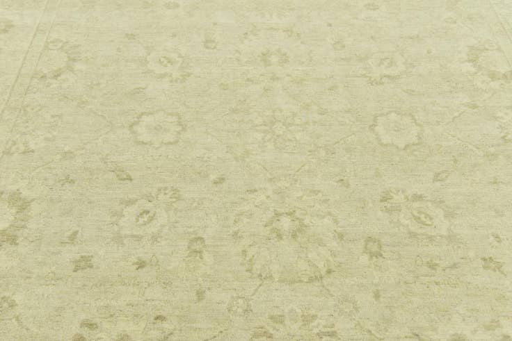 Detail image of 8' 2 x 10' Hand Knotted Peshawar Ziegler Rug
