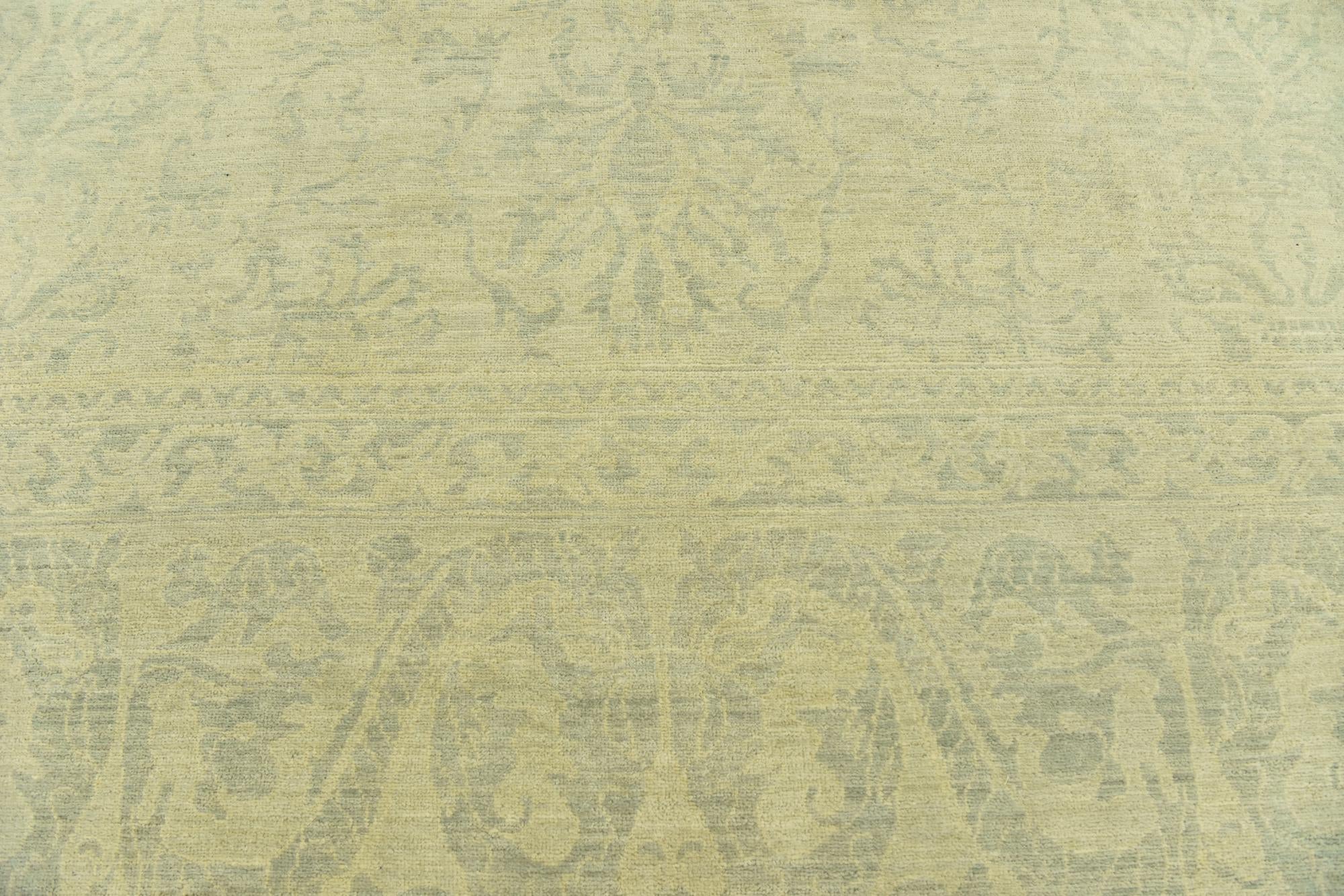 12' 3 x 18' 4 Hand Knotted Peshawar Ziegler Rug