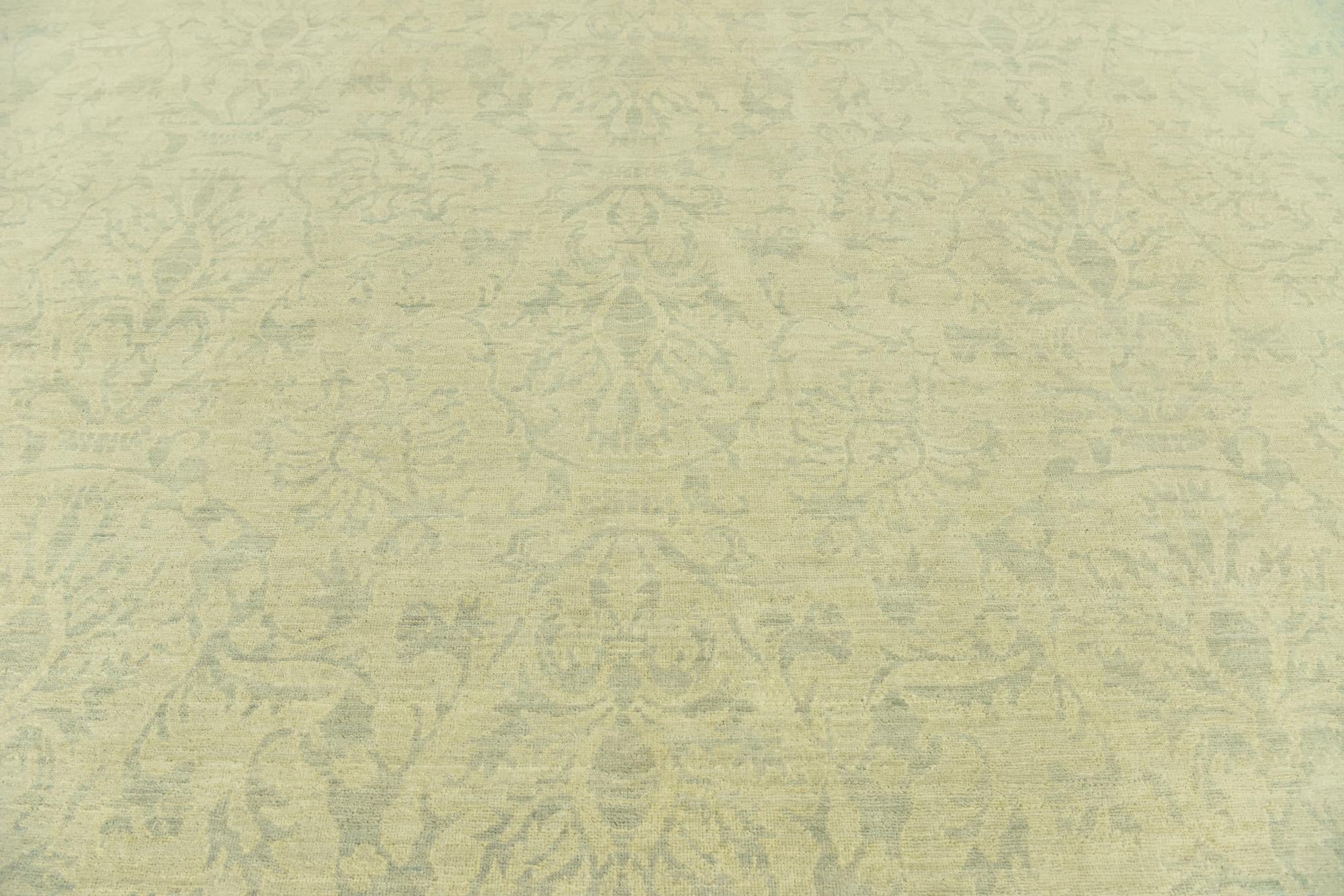 12' 3 x 18' 4 Hand Knotted Peshawar Ziegler Rug