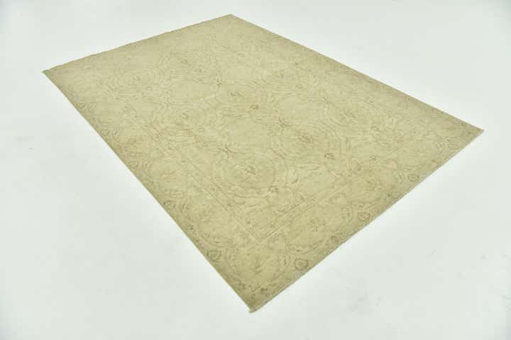 5' 7 x 7' 9 Hand Knotted Peshawar Ziegler Wool Rug