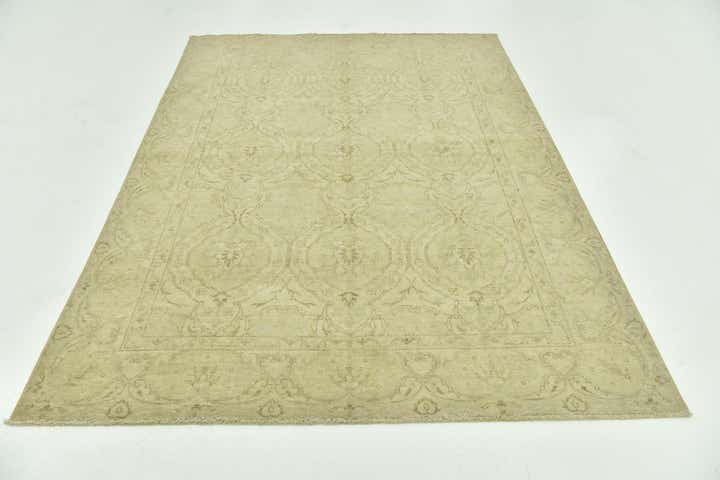 5' 7 x 7' 9 Hand Knotted Peshawar Ziegler Wool Rug