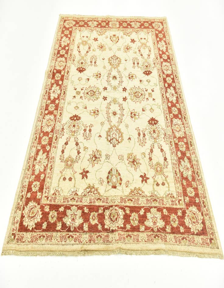 Detail image of 5' 3 x 6' 10 Hand Knotted Peshawar Ziegler Rug