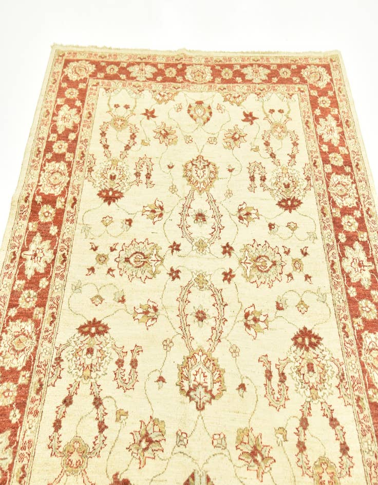 Detail image of 5' 3 x 6' 10 Hand Knotted Peshawar Ziegler Rug