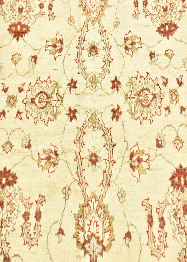 5' 3 x 6' 10 Hand Knotted Peshawar Ziegler Rug