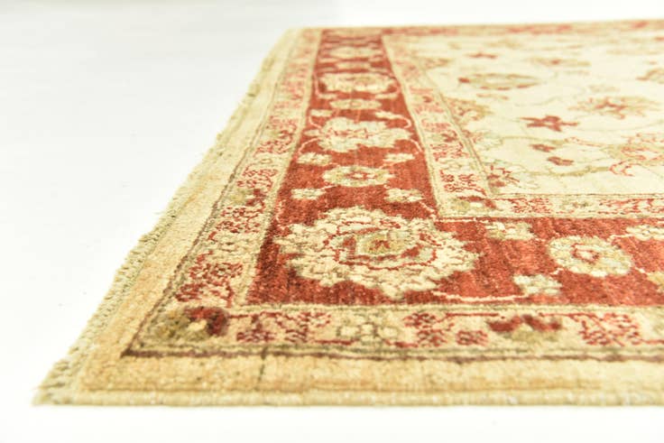 Detail image of 5' 3 x 6' 10 Hand Knotted Peshawar Ziegler Rug