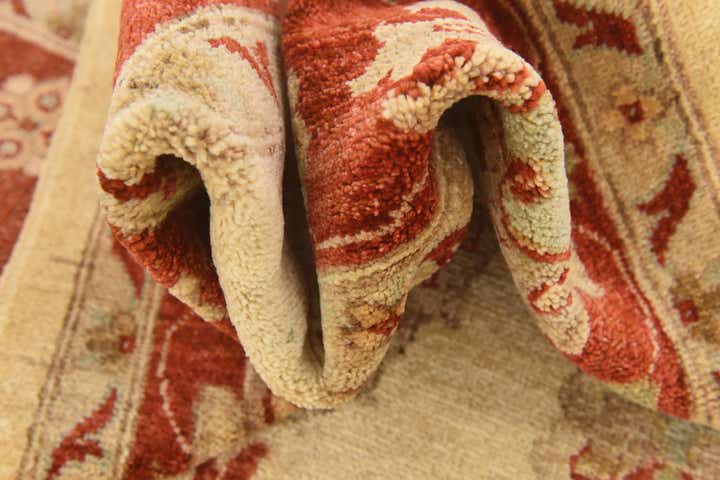 6' 8 x 9' 7 Hand Knotted Peshawar Ziegler Rug