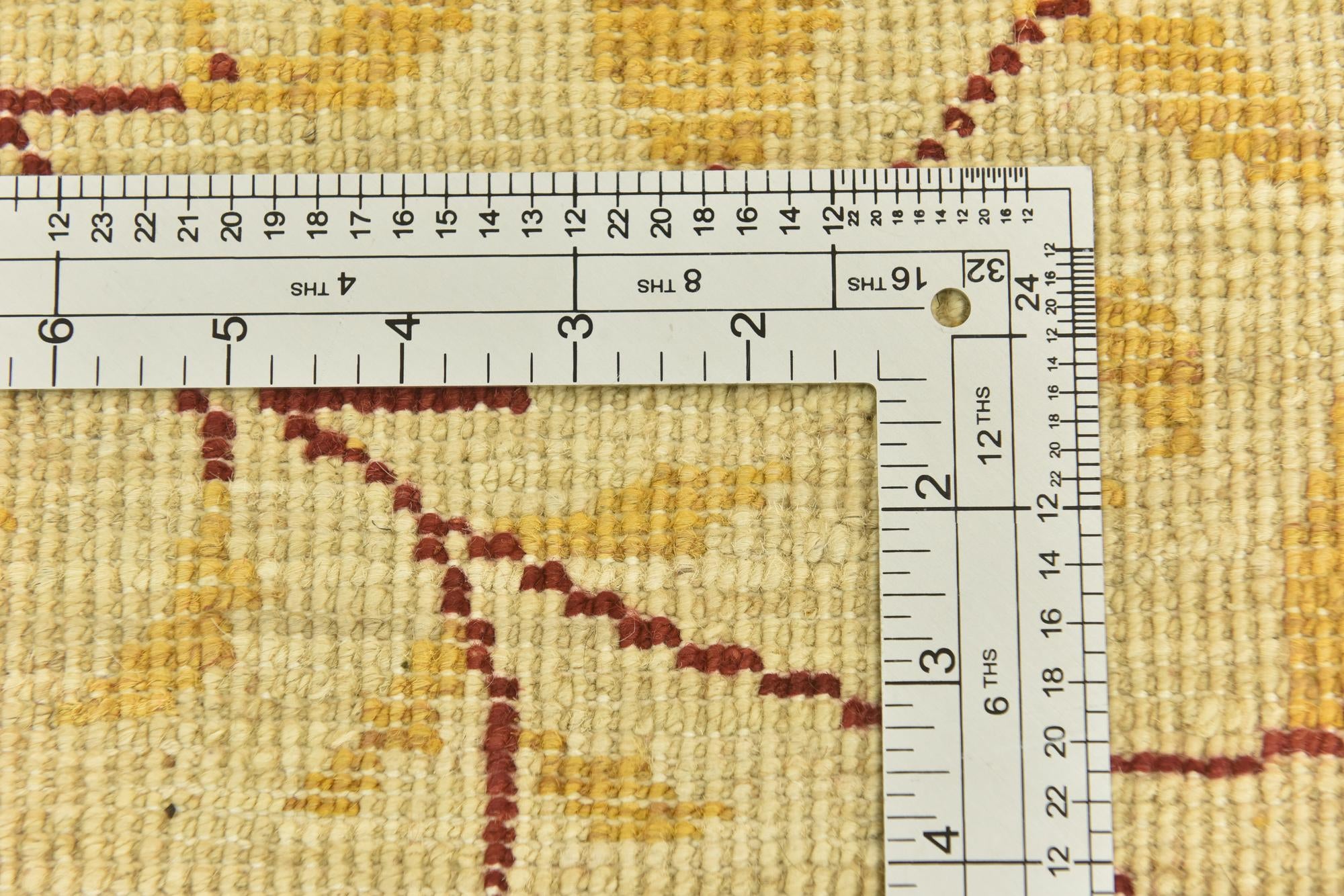 6' 5 x 8' 4 Hand Knotted Peshawar Ziegler Rug