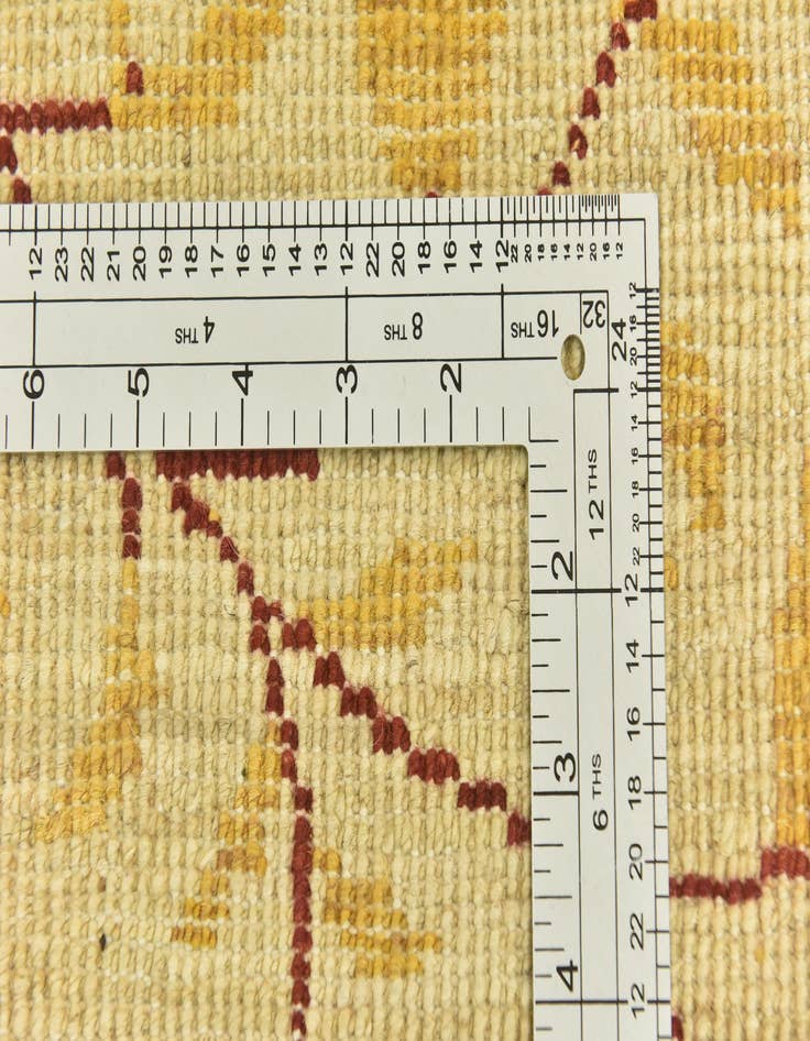 Detail image of 6' 5 x 8' 4  Hand Knotted Peshawar Ziegler Rug