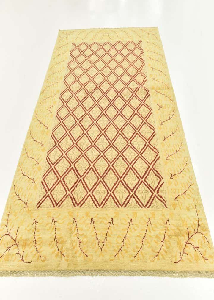 6' 5 x 8' 4 Hand Knotted Peshawar Ziegler Rug