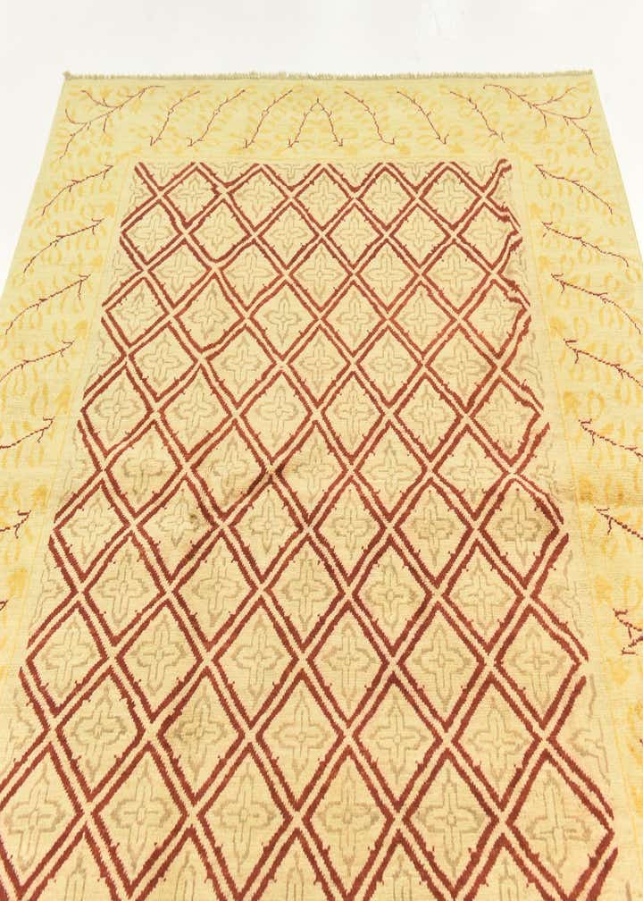 6' 5 x 8' 4 Hand Knotted Peshawar Ziegler Rug