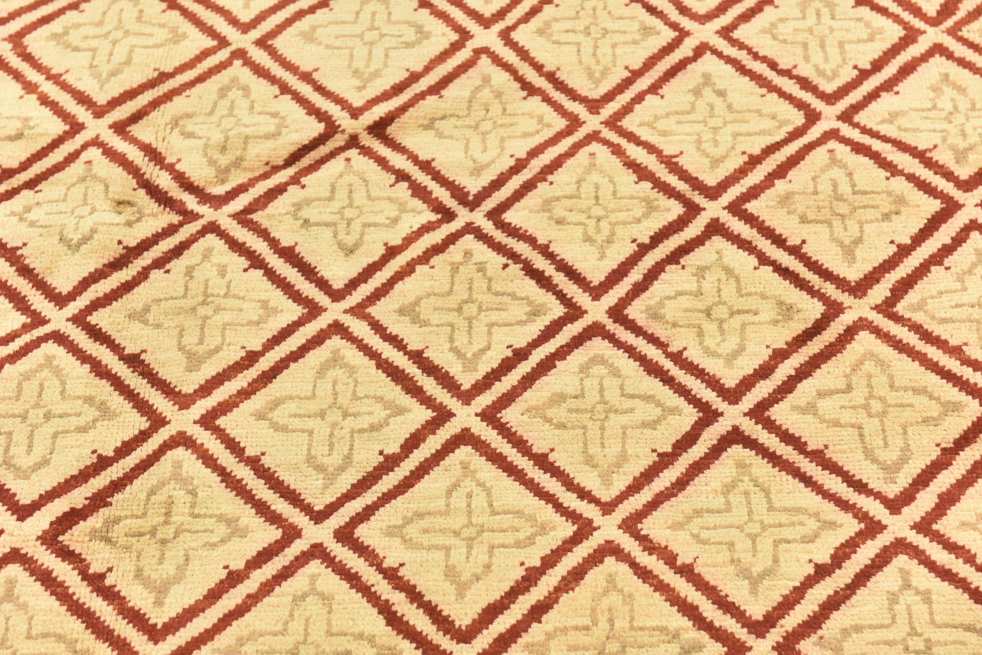 6' 5 x 8' 4 Hand Knotted Peshawar Ziegler Rug