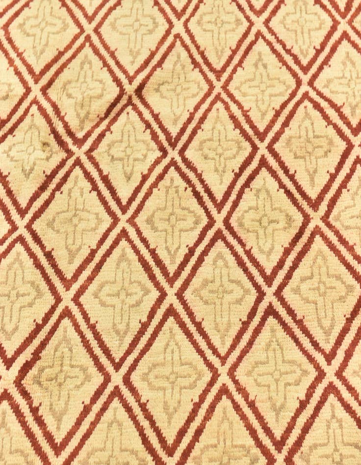 Detail image of 6' 5 x 8' 4  Hand Knotted Peshawar Ziegler Rug