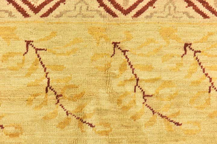 6' 5 x 8' 4 Hand Knotted Peshawar Ziegler Rug