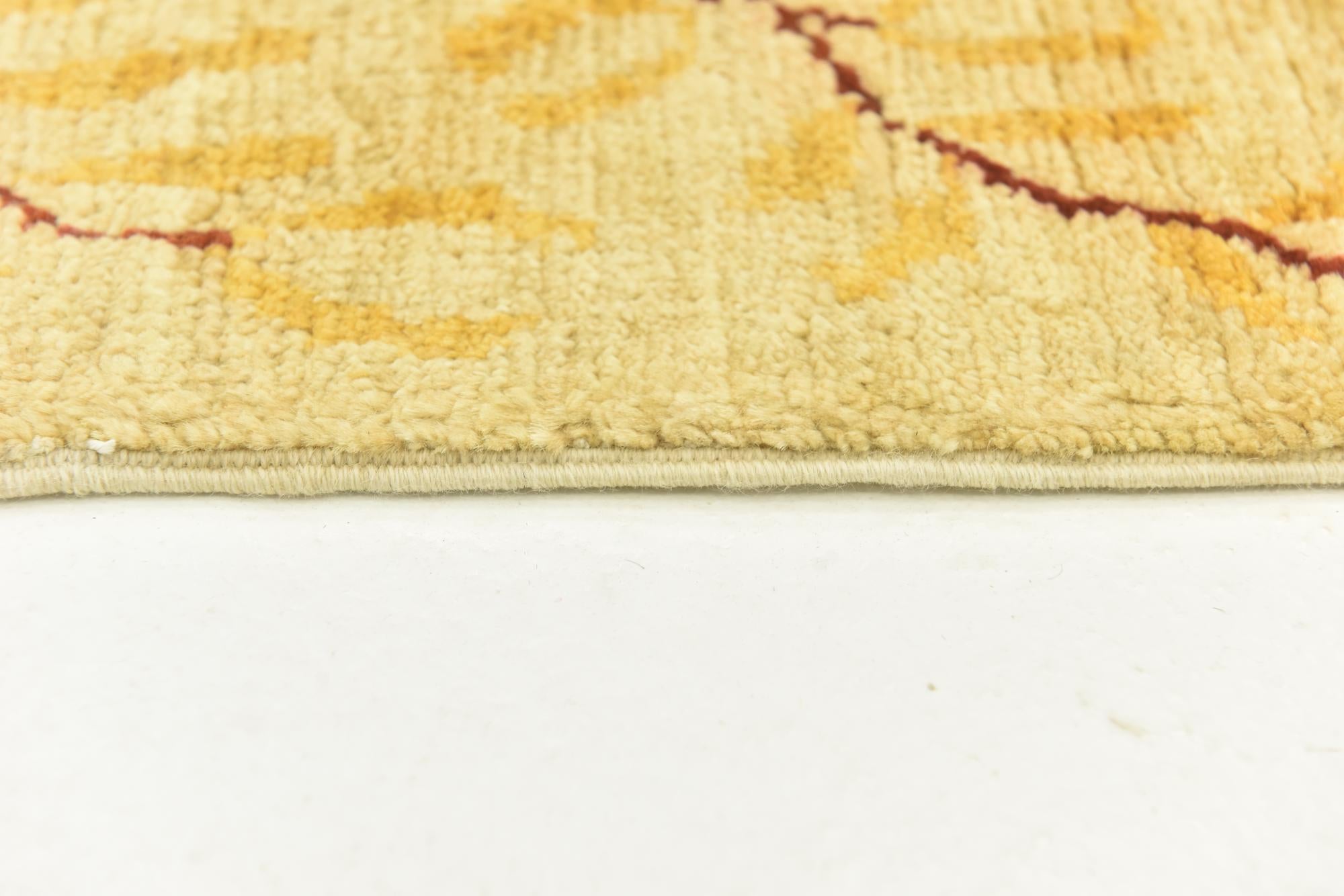 6' 5 x 8' 4 Hand Knotted Peshawar Ziegler Rug