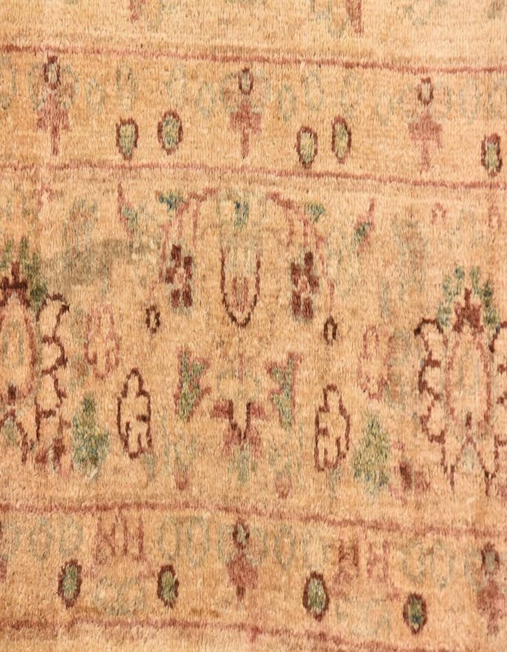 Detail image of 5' 10 x 9' 6  Hand Knotted Peshawar Ziegler Rug