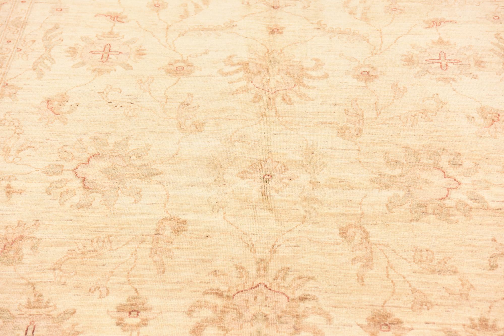 5' 9 x 7' 10 Hand Knotted Peshawar Ziegler Rug