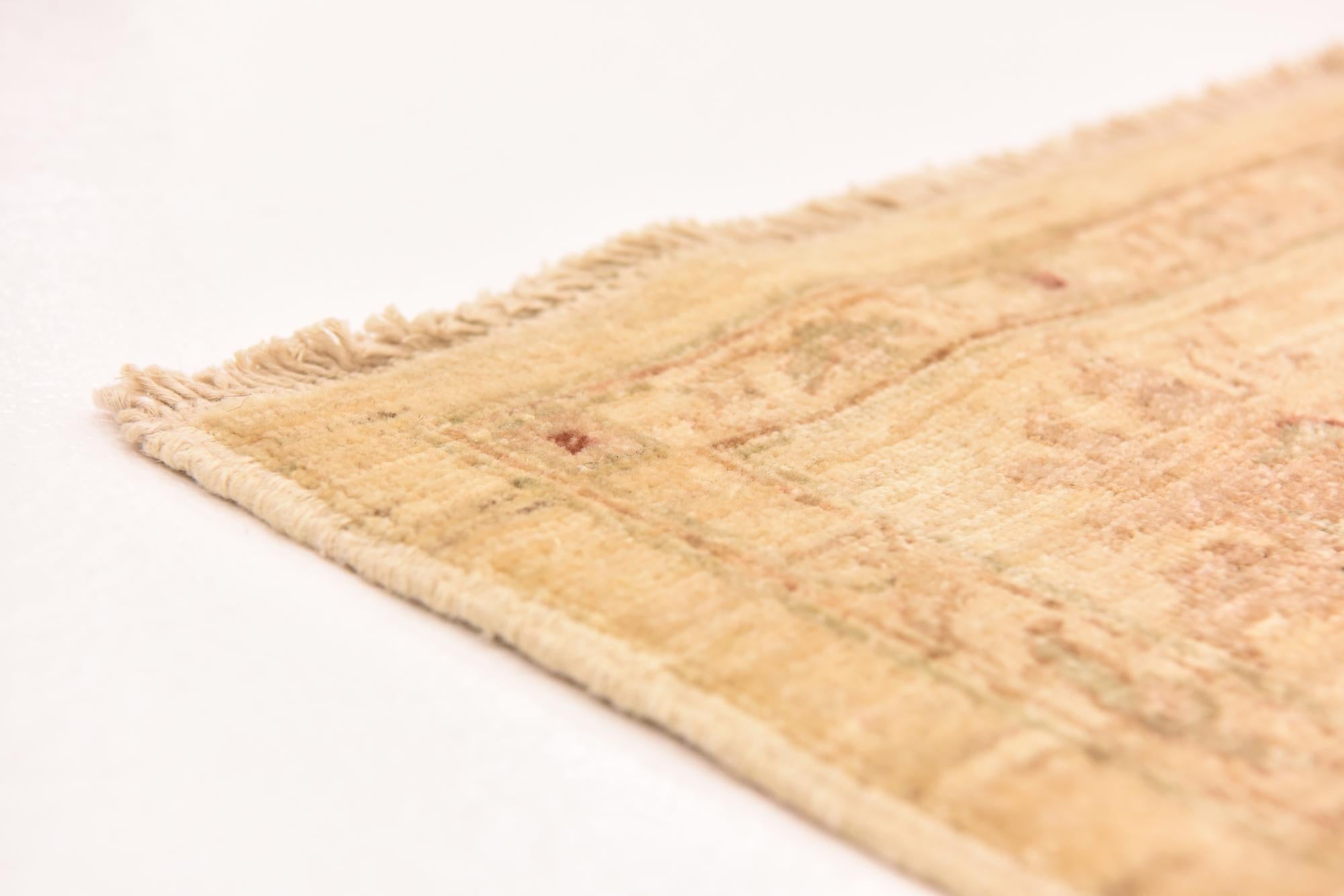 5' 9 x 7' 10 Hand Knotted Peshawar Ziegler Rug