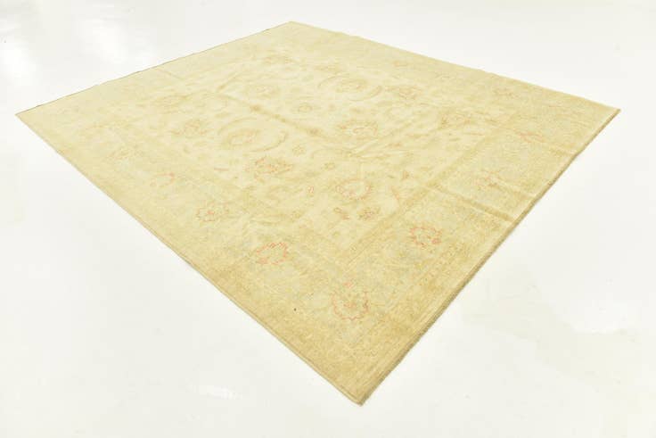 Detail image of 8' 3 x 9' 7 Hand Knotted Peshawar Ziegler Rug