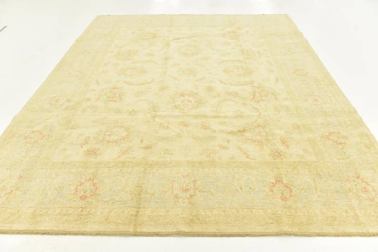 Detail image of 8' 3 x 9' 7 Hand Knotted Peshawar Ziegler Rug