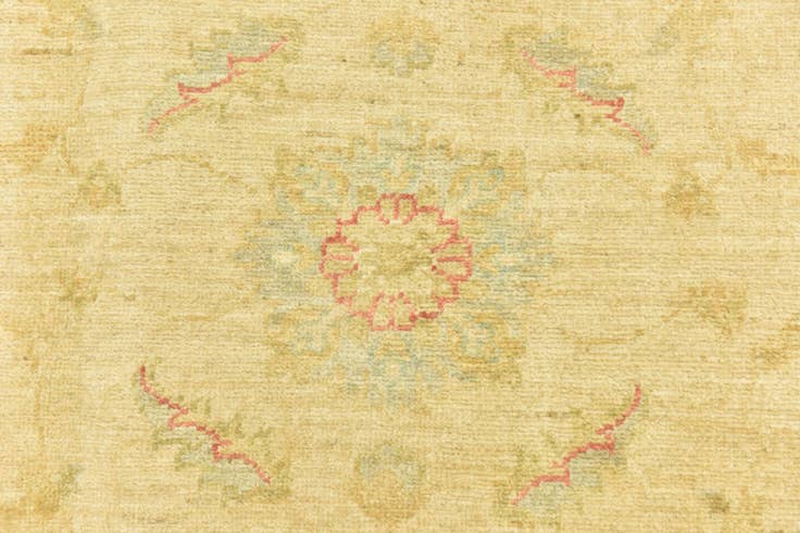 Detail image of 8' 3 x 9' 7 Hand Knotted Peshawar Ziegler Rug
