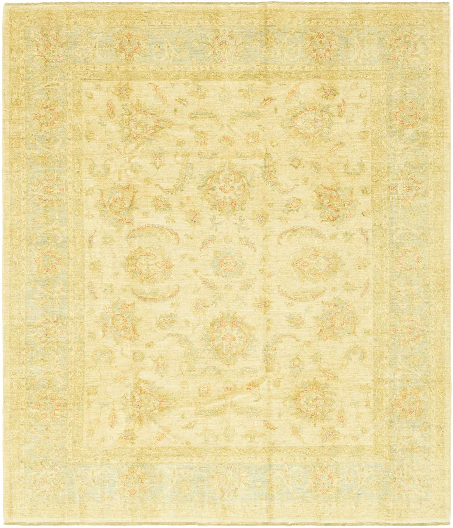 8' 3 x 9' 7 Hand Knotted Peshawar Ziegler Rug
