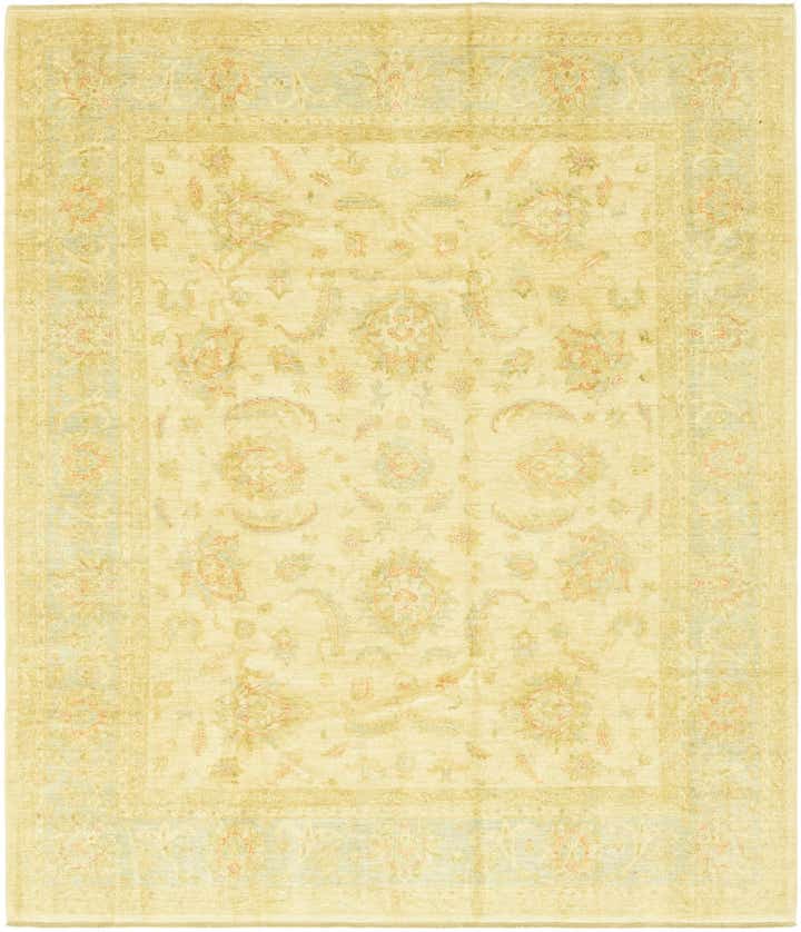 8' 3 x 9' 7 Hand Knotted Peshawar Ziegler Rug