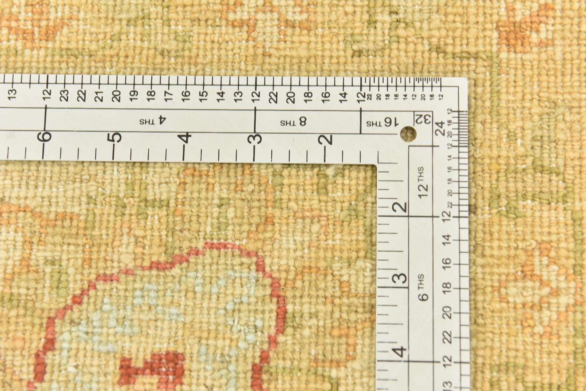 6' 8 x 9' 7 Hand Knotted Peshawar Ziegler Rug